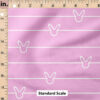 Ruler Scale for Bunny Stripe (Bright Pink) by Julie Storie Designs